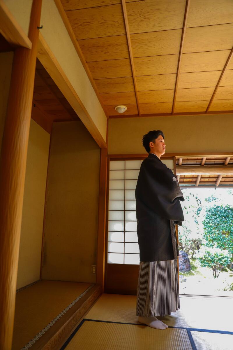 静かな空間に響く、決意の表情