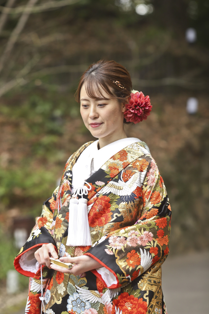 色打掛で華やかに変身