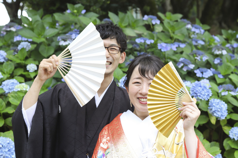 鶴舞公園で和装ロケ！