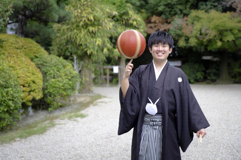 遊び心ある笑顔