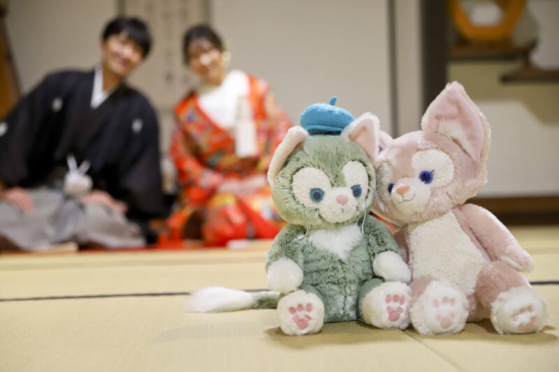 ぬいぐるみ越しの1カット