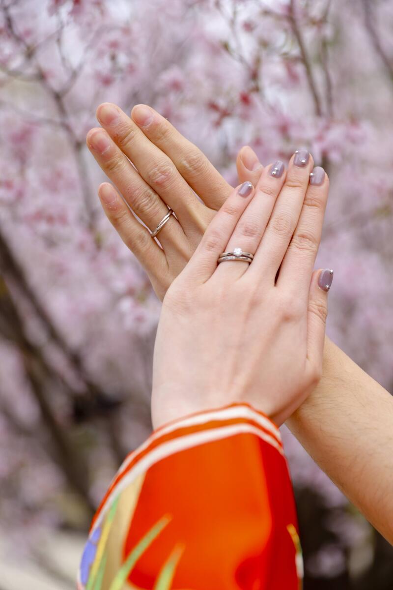 手元のアップ写真