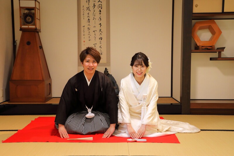 定番の正座カット撮影