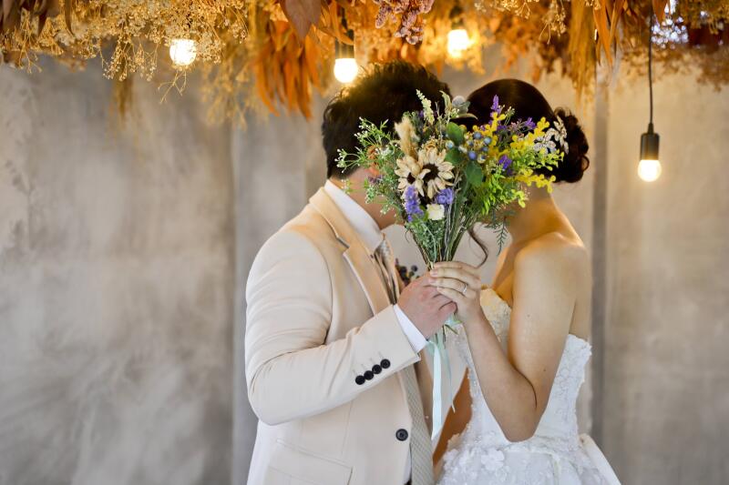 ブーケ越しの秘密