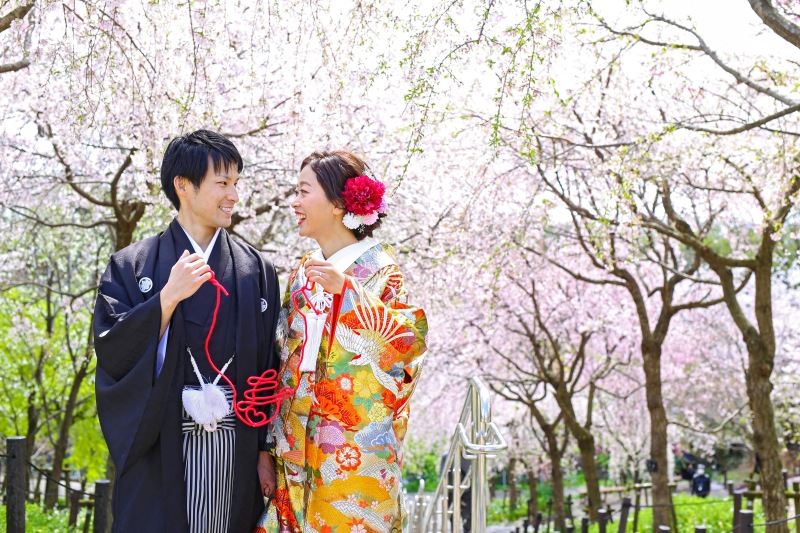 和装でロケ撮影☆東山動植物園にて☆