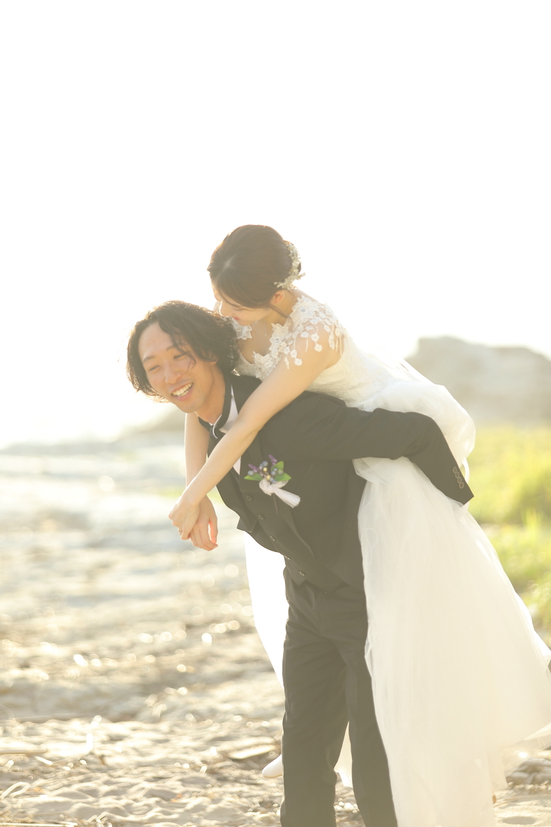 おんぶでラブラブ