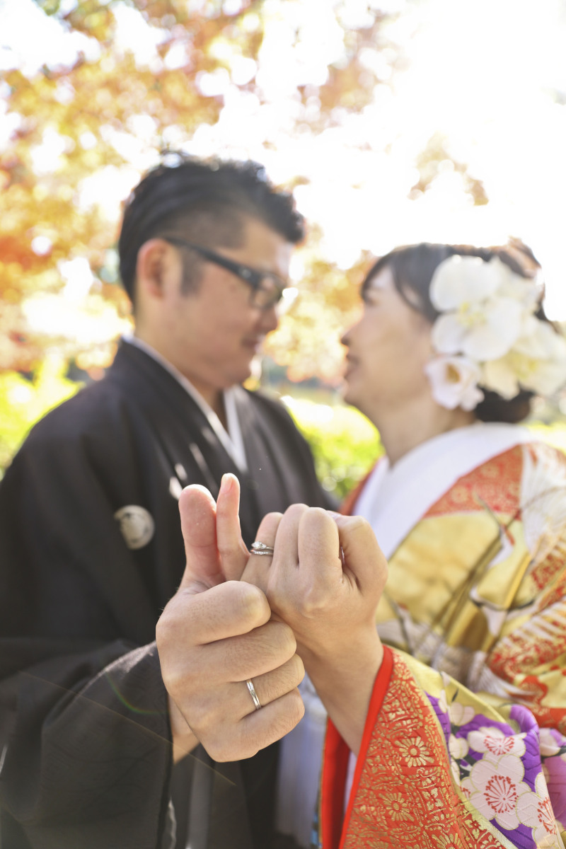 指輪のアップ☆