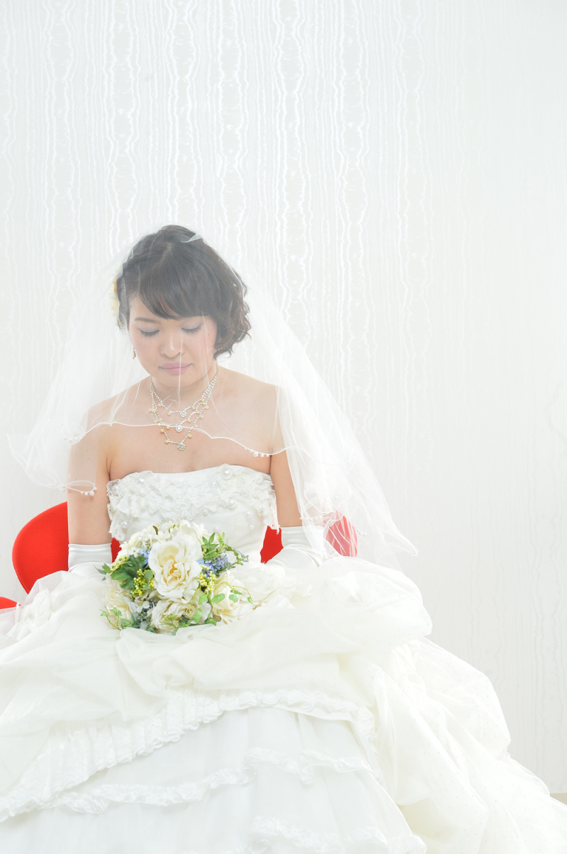 ヴェールを使って☆