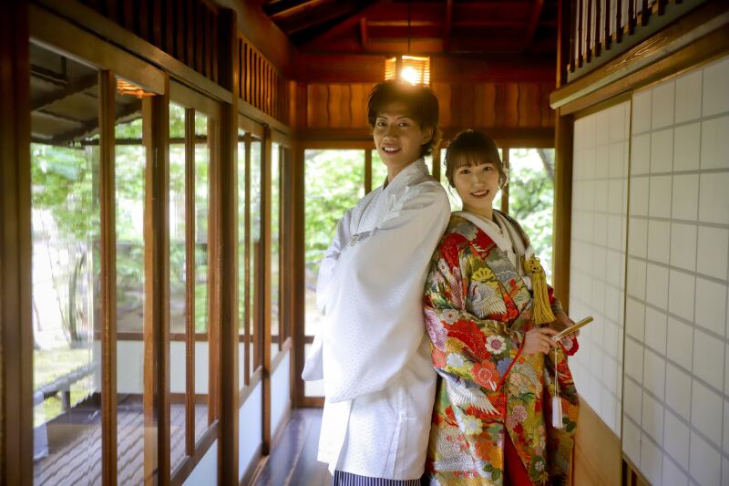 凛とした和装姿