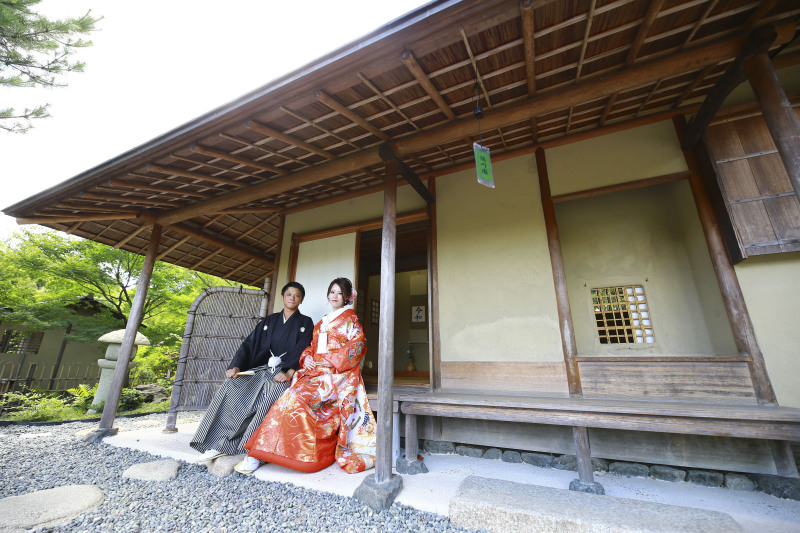 縁側にお座りショット