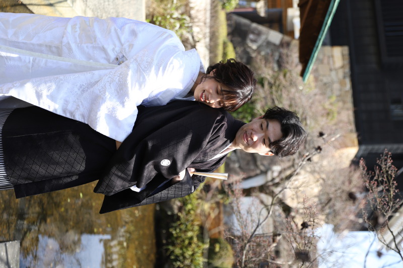 バックハグをして