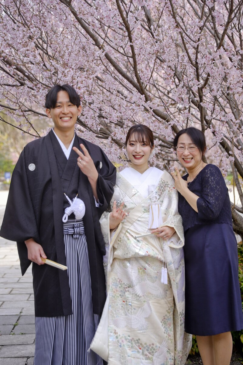 ご家族も一緒に和装前撮り