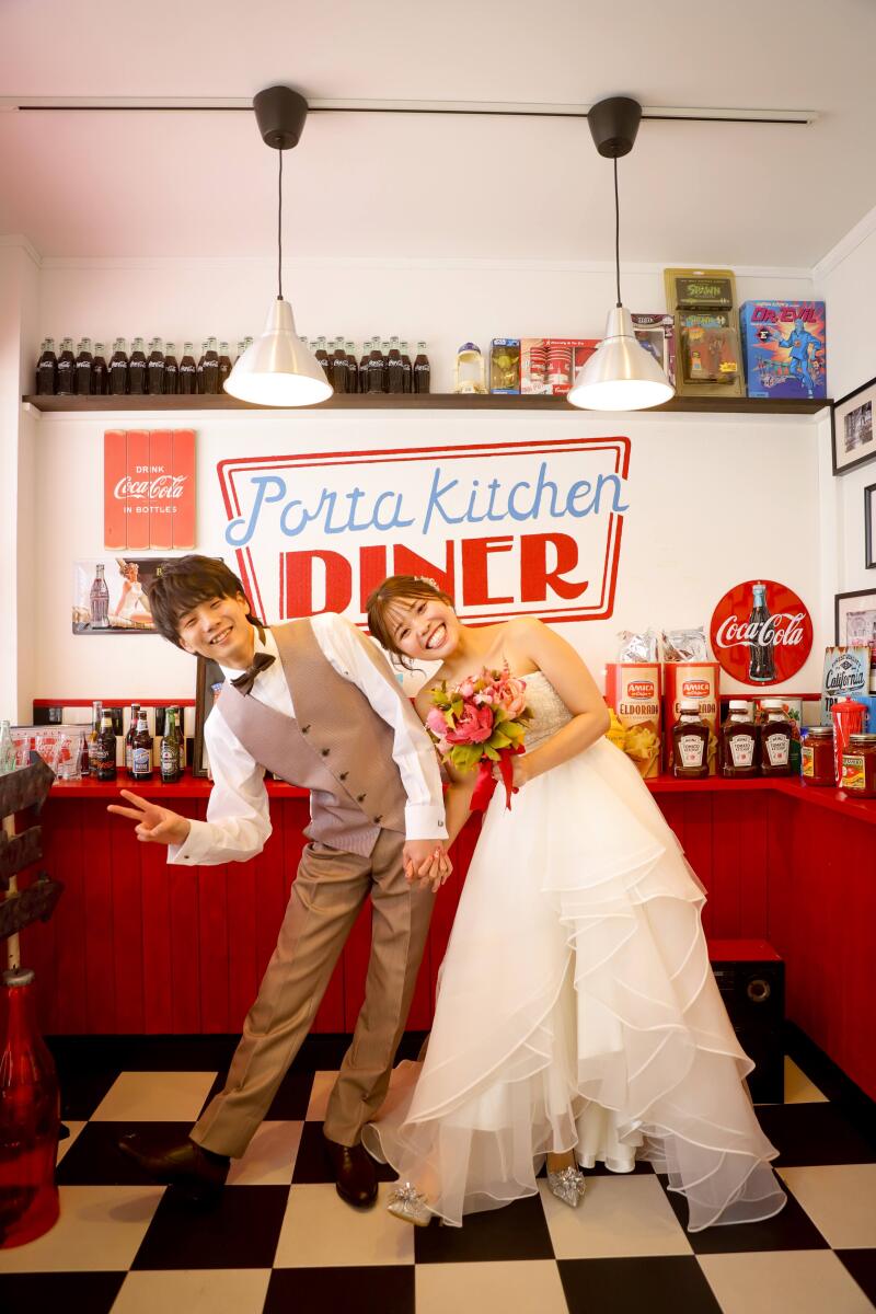 おちゃめなポーズで