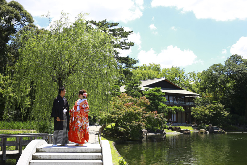 徳川園の中でも要望多いスポットでラストカット