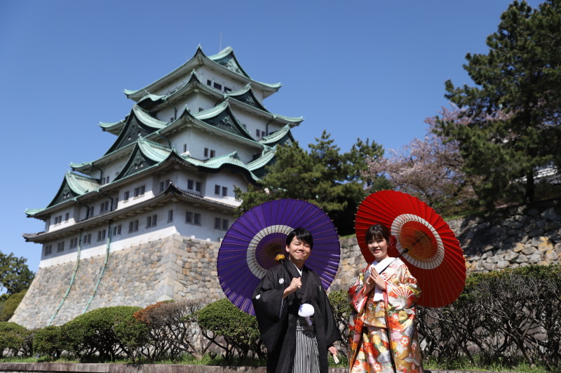 晴天の撮影日和!和装ロケからスタート