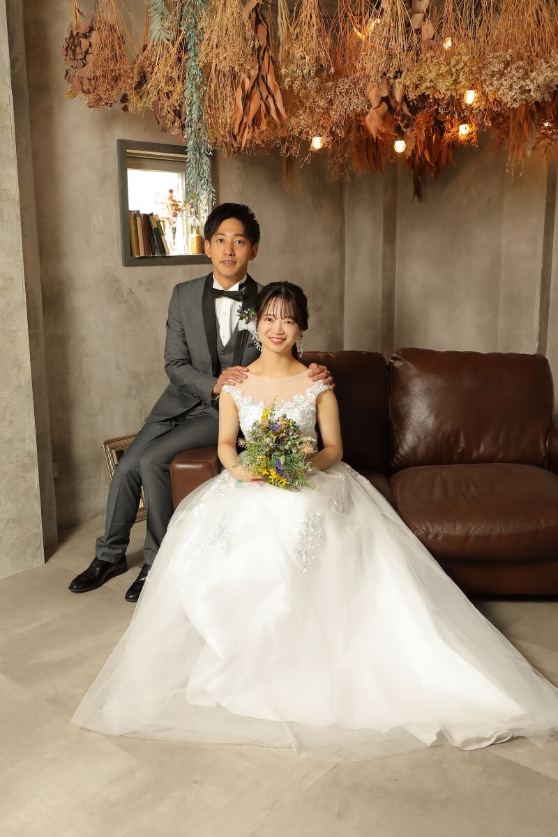 ソファでリラックスして