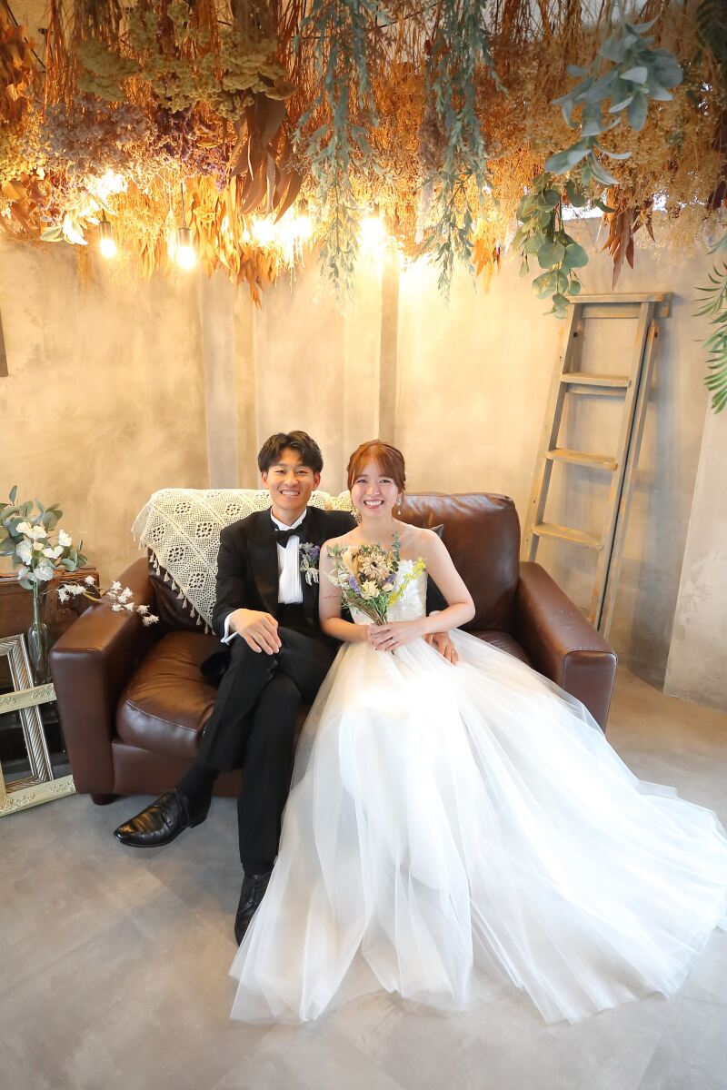 アンティークなソファでオシャレな雰囲気で