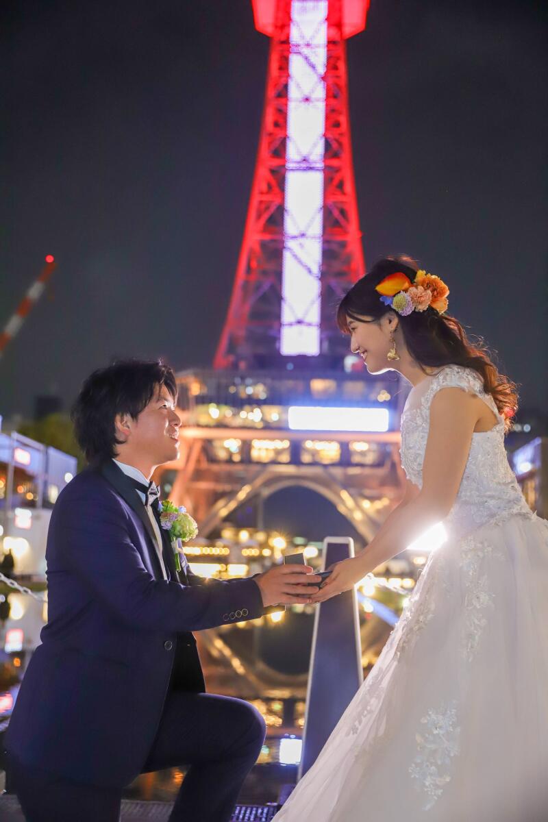 永遠を誓うロマンチックな瞬間