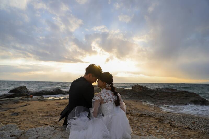 夕暮れのシルエット