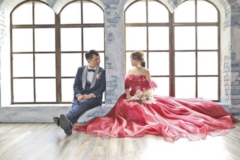 白無垢＆カラードレスオシャレスタジオ撮影