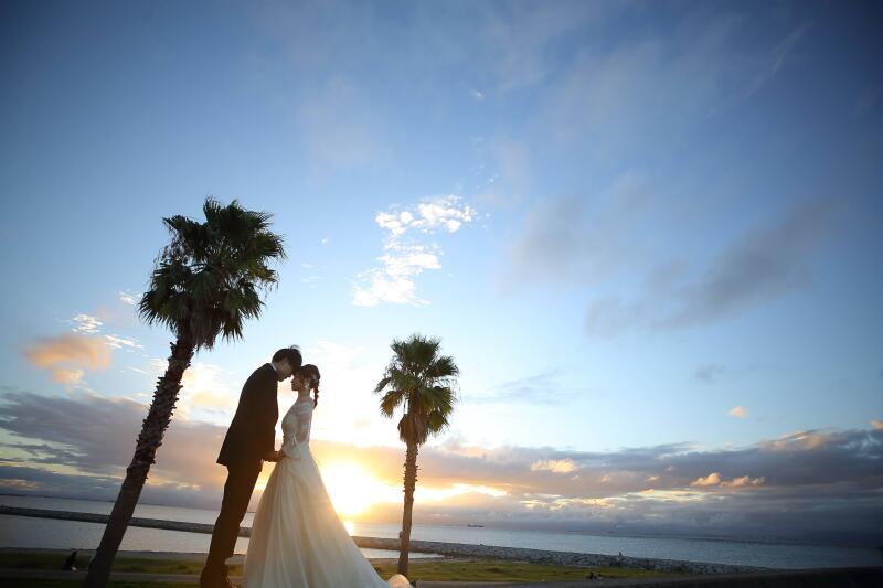 ヤシの木が入ることでリゾート感をプラス