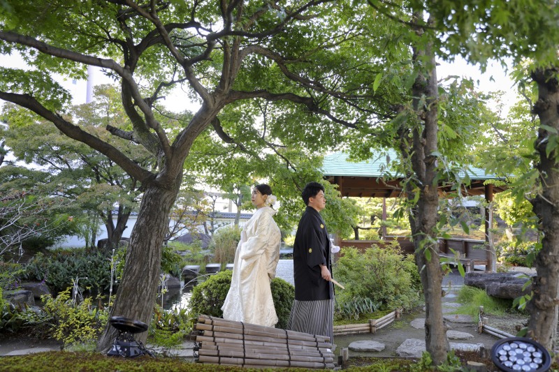 庭園の散歩