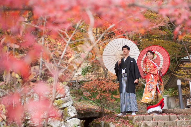 紅葉×色打掛