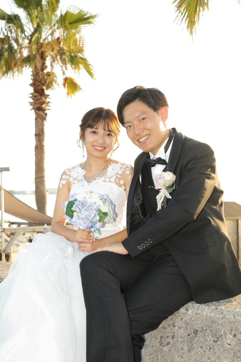 お二人の自然な笑顔