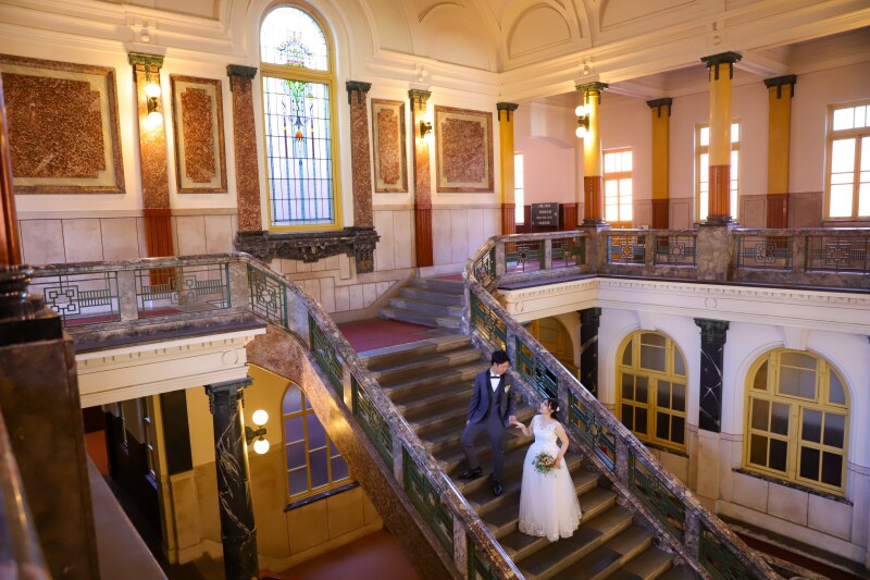 和装は庭園と和室で、洋装は洋館で和洋装を1日完結ロケ撮影