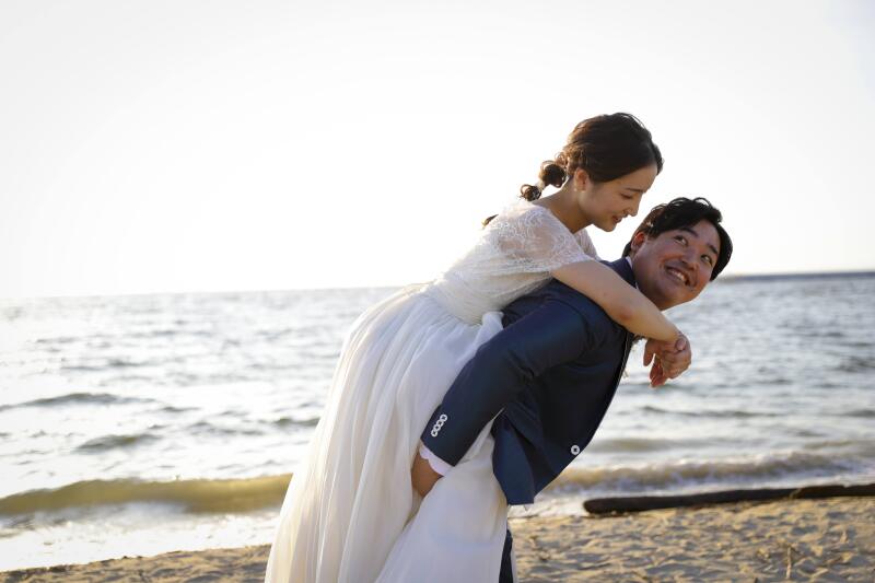 リクエストのおんぶショット