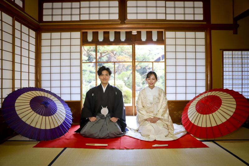 定番の正座カット撮影