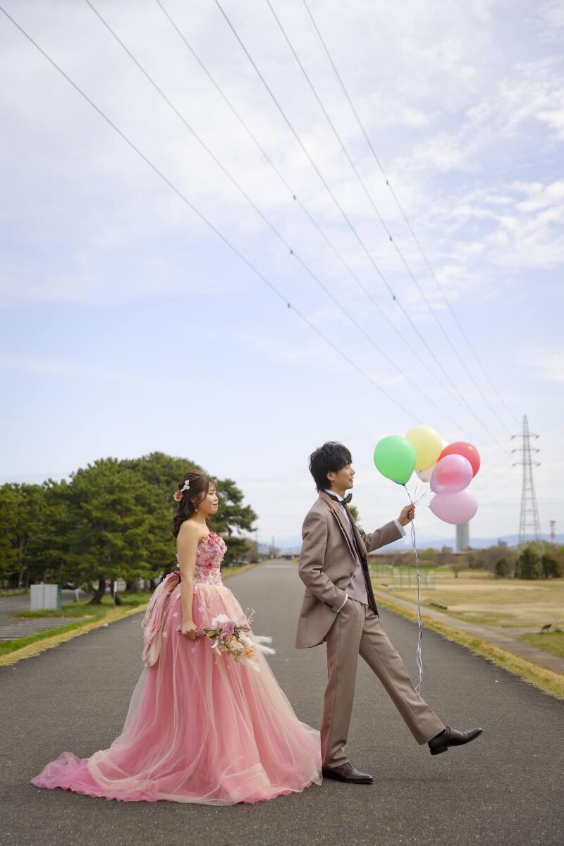 風船持って撮るのかわいくないですか