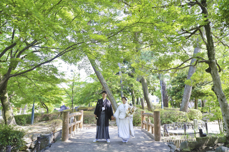 新緑がいい感じです☆