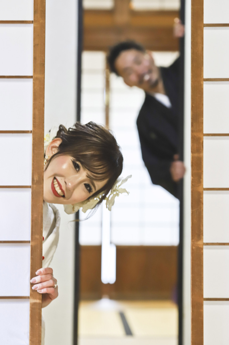 ふすまを使って