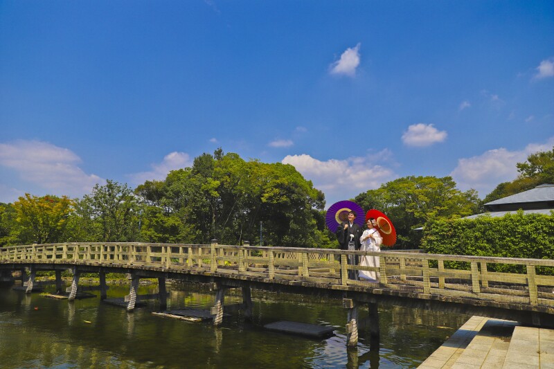 Asect名古屋本店_庭園で撮影できる
