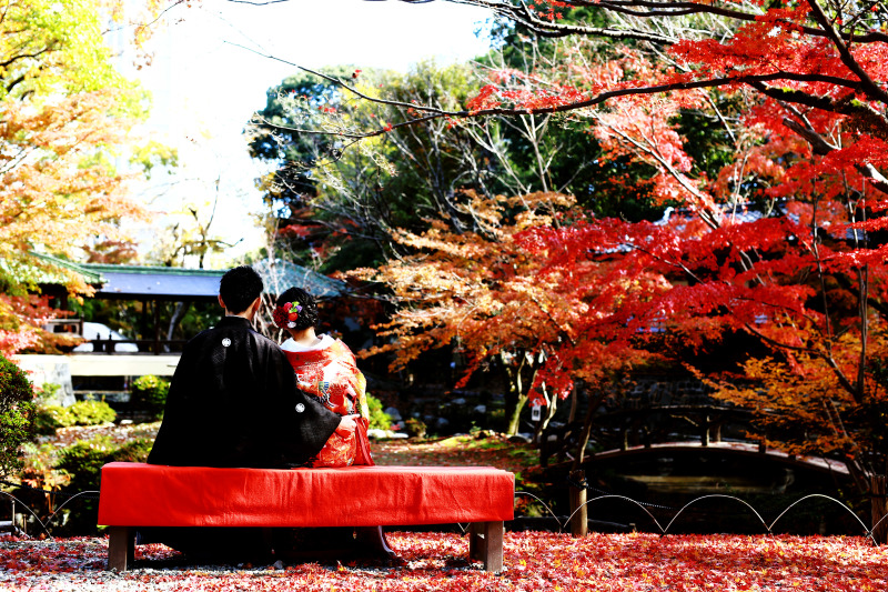 Asect名古屋本店_庭園で撮影できる
