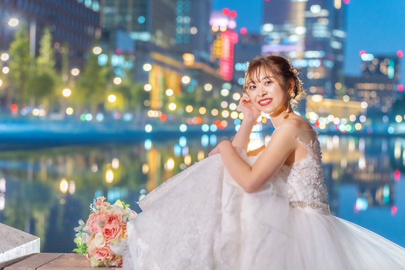 【東京駅ナイトロケ17周年記念】★洋装1点150カット全データ☆丸の内イルミネーション撮影可★アルバムやWBなど豪華10大特典☆