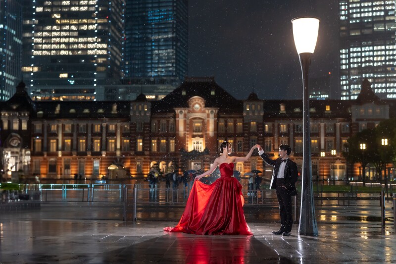 【東京駅ナイトロケ17周年記念】★洋装1点150カット全データ☆丸の内イルミネーション撮影可★アルバムやWBなど豪華10大特典☆