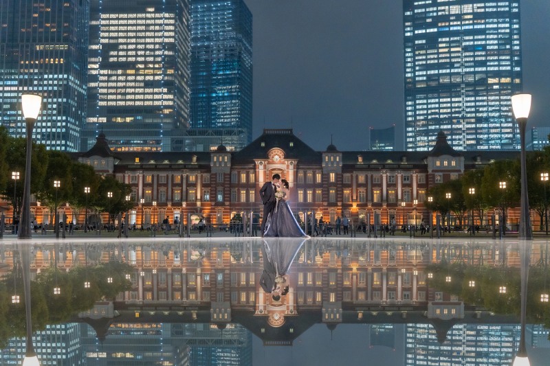 【東京駅ナイトロケ17周年記念】★洋装1点150カット全データ☆丸の内イルミネーション撮影可★アルバムやWBなど豪華10大特典☆