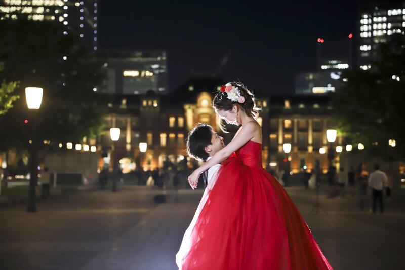 【東京駅ナイトロケ17周年記念】★洋装1点150カット全データ☆丸の内イルミネーション撮影可★アルバムやWBなど豪華10大特典☆