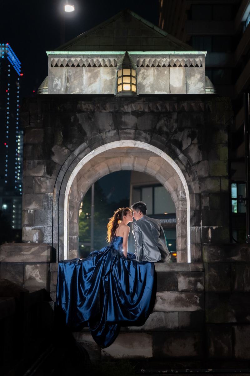 雰囲気のあるバックショット撮影