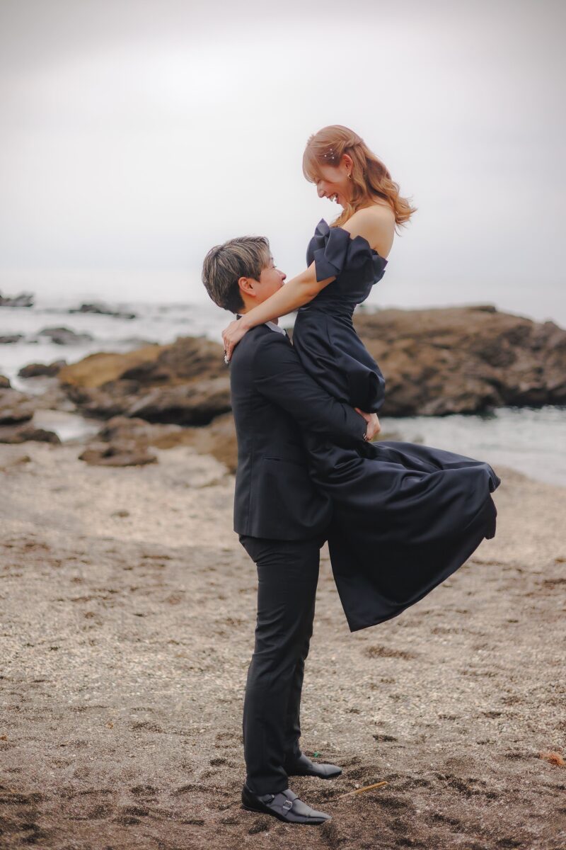 躍動感あふれる結婚写真