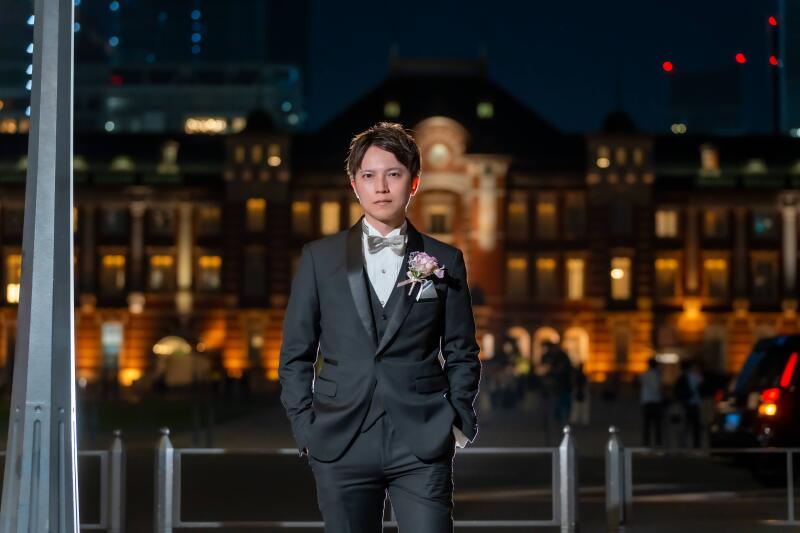 新郎様のかっこいいソロショット