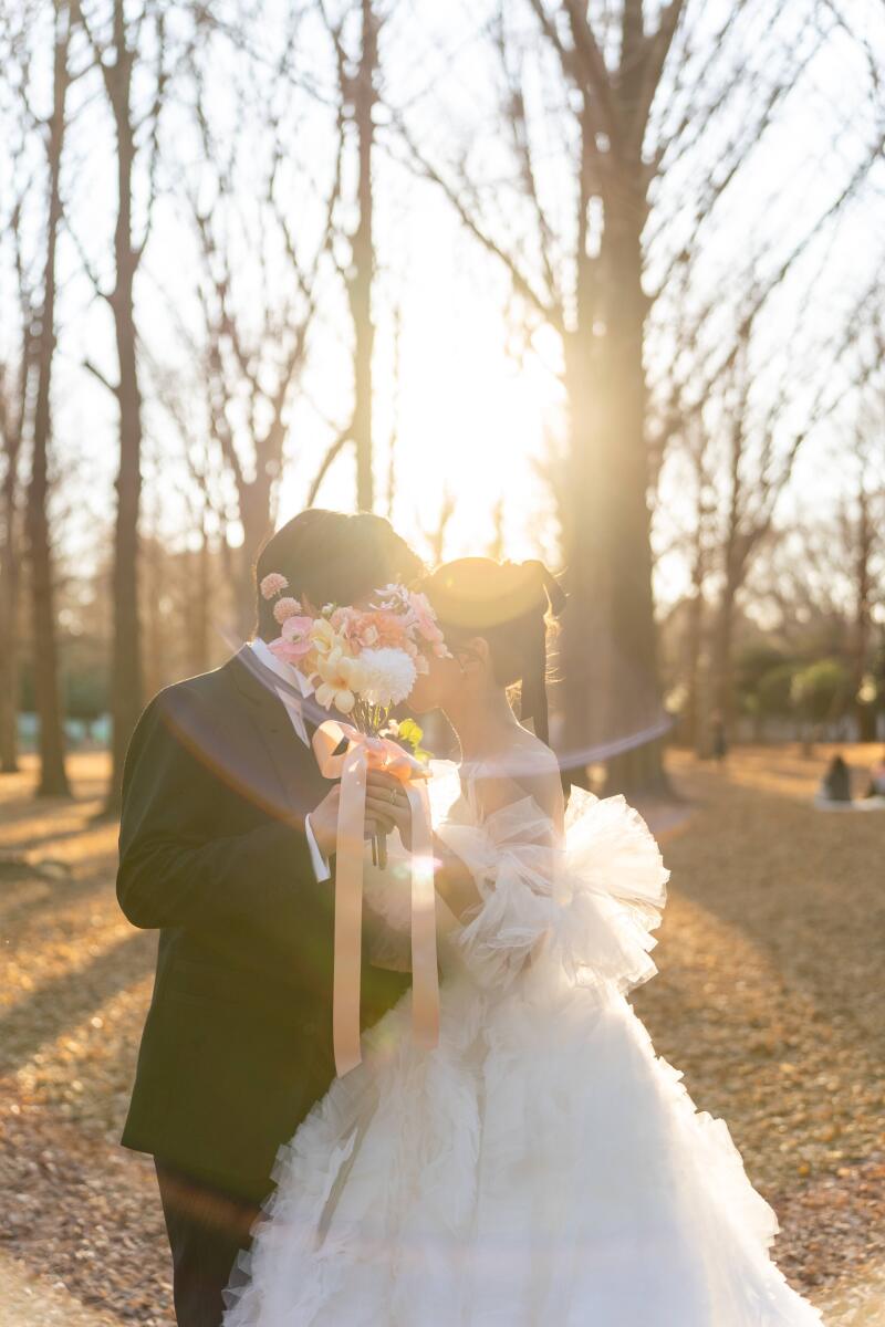 ブーケ越しに想いをのせて