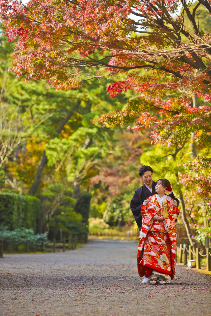紅葉と