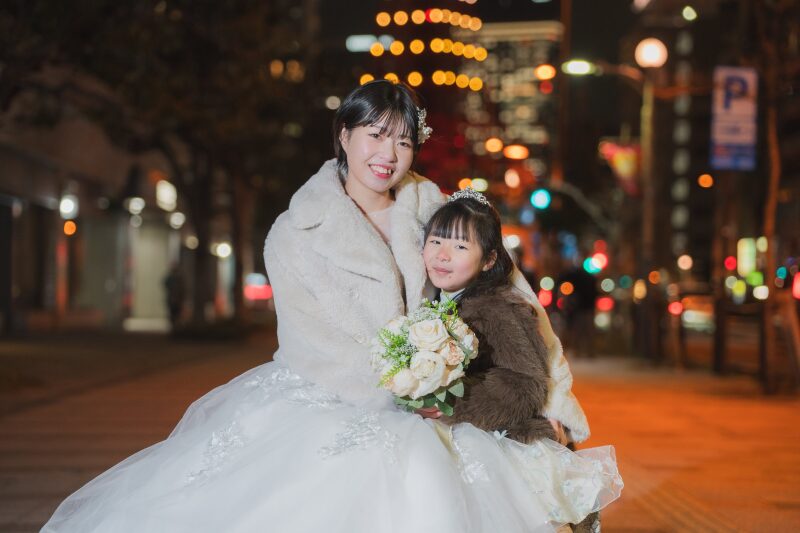 ママと一緒で嬉しいね