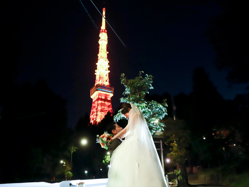 夜の東京タワー