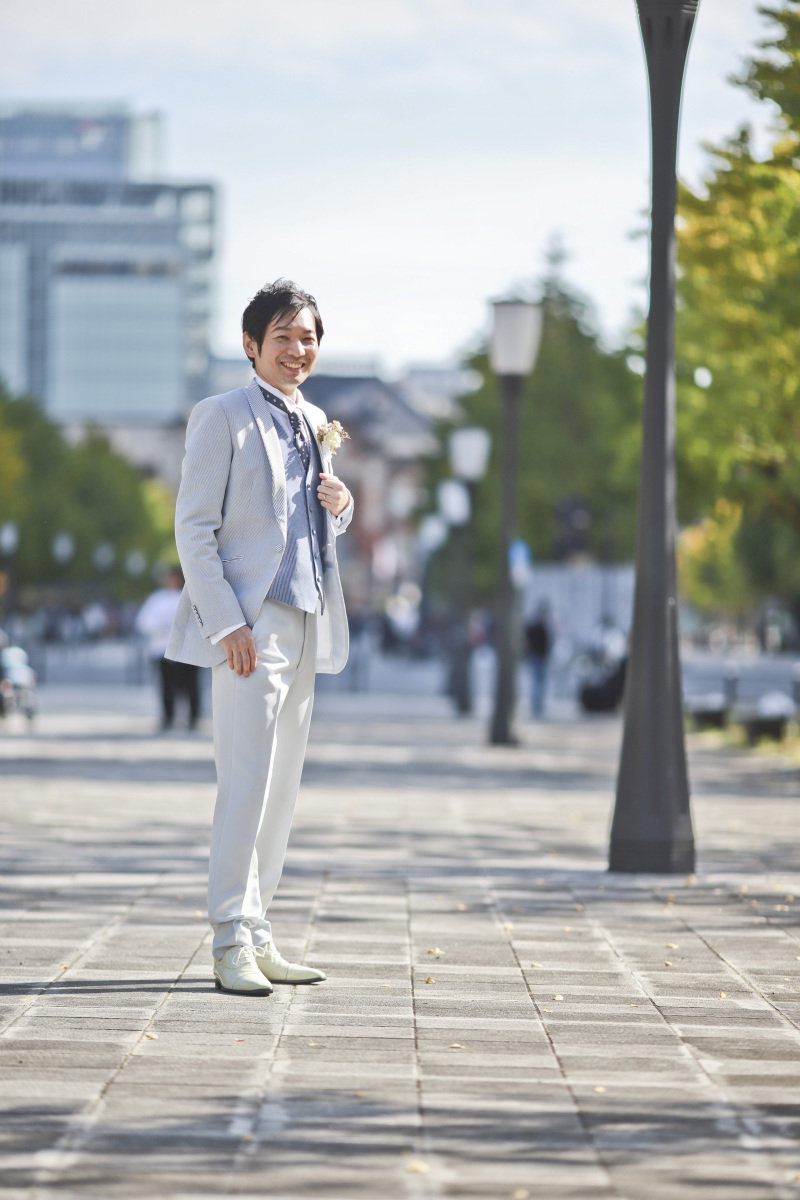 新郎さんのソロショット☆