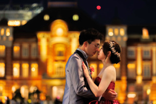 東京駅の周辺でロケーション撮影♪