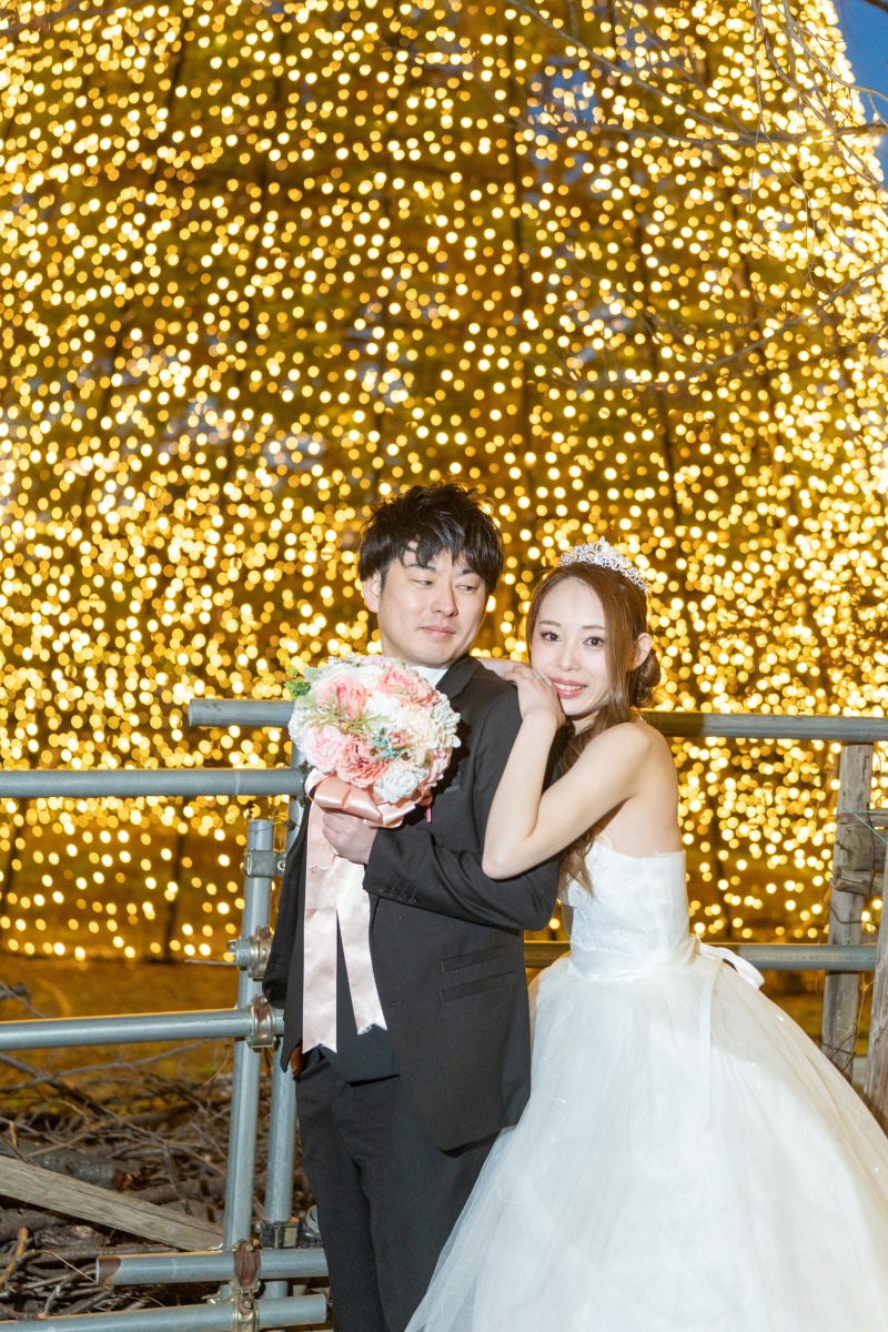 笑顔弾けるツーショット